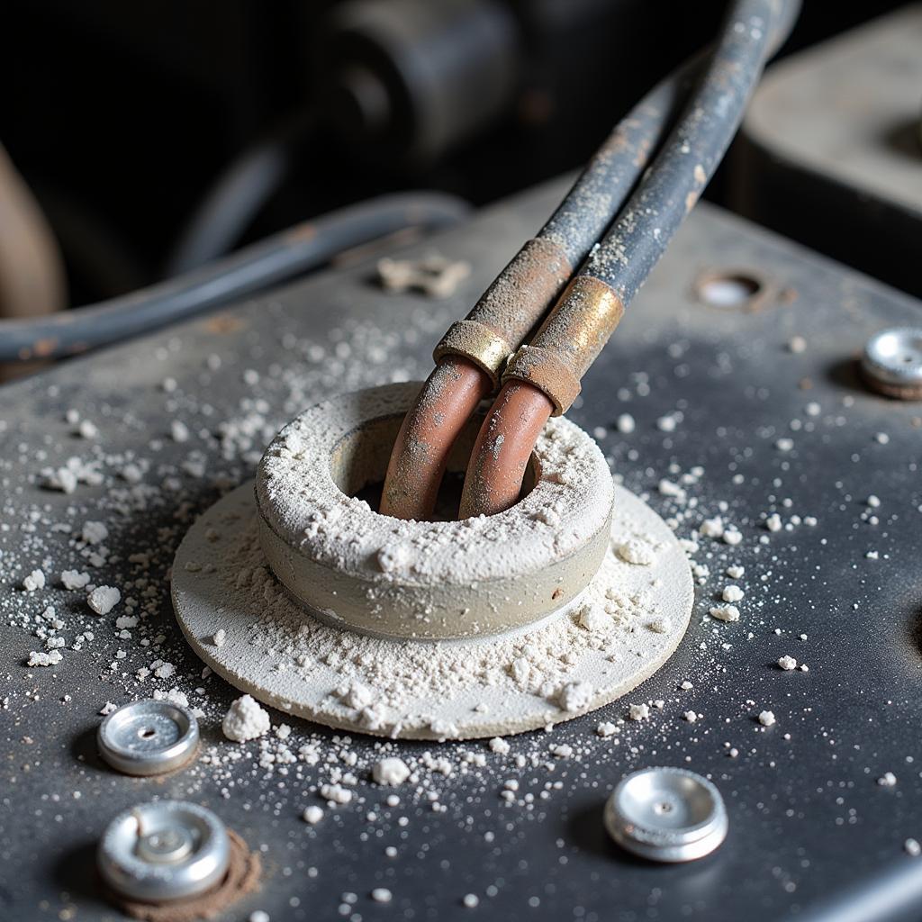 Corroded Loose Battery Terminal