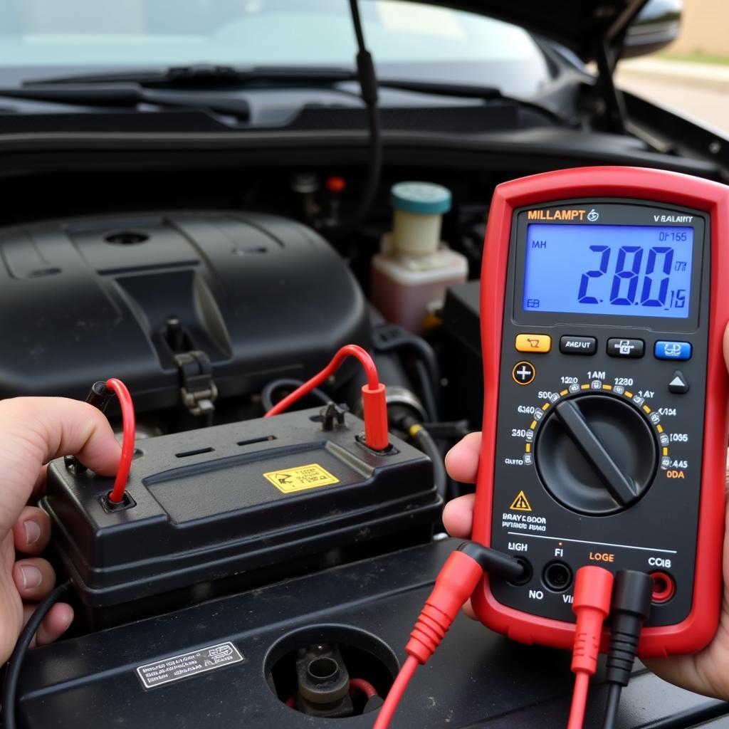 Measuring Parasitic Draw with Multimeter