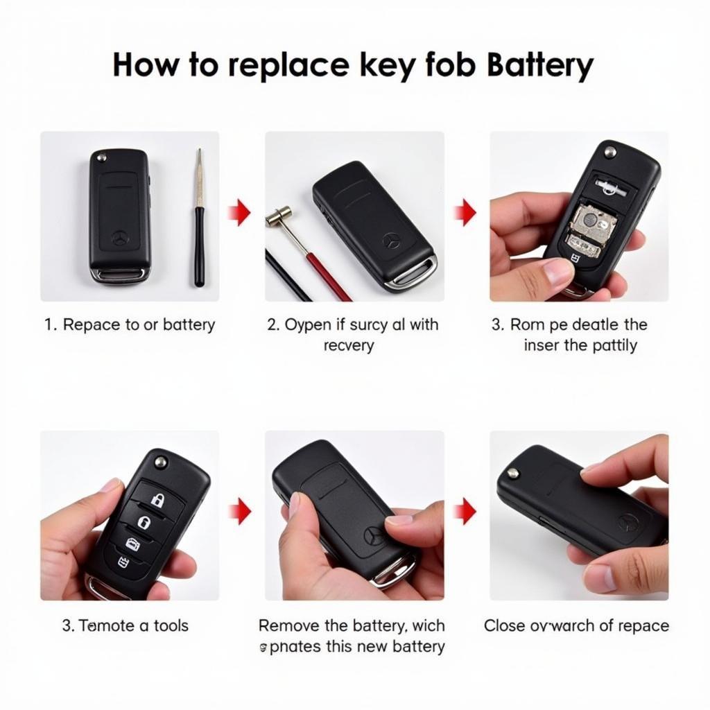 Mercedes Key Fob Battery Replacement Steps