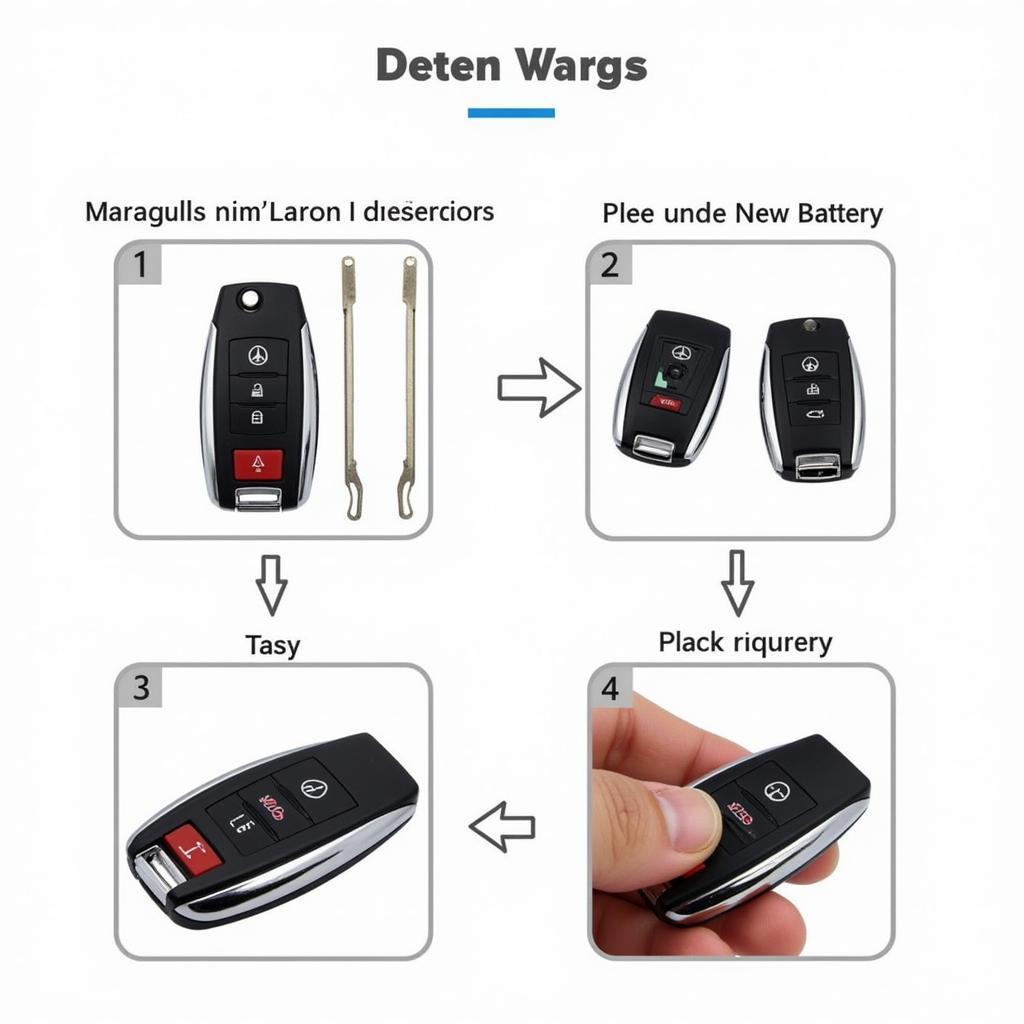 Replacing a Mercedes Key Fob Battery