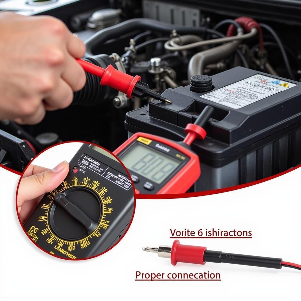 Testing a Car Battery with a Multimeter