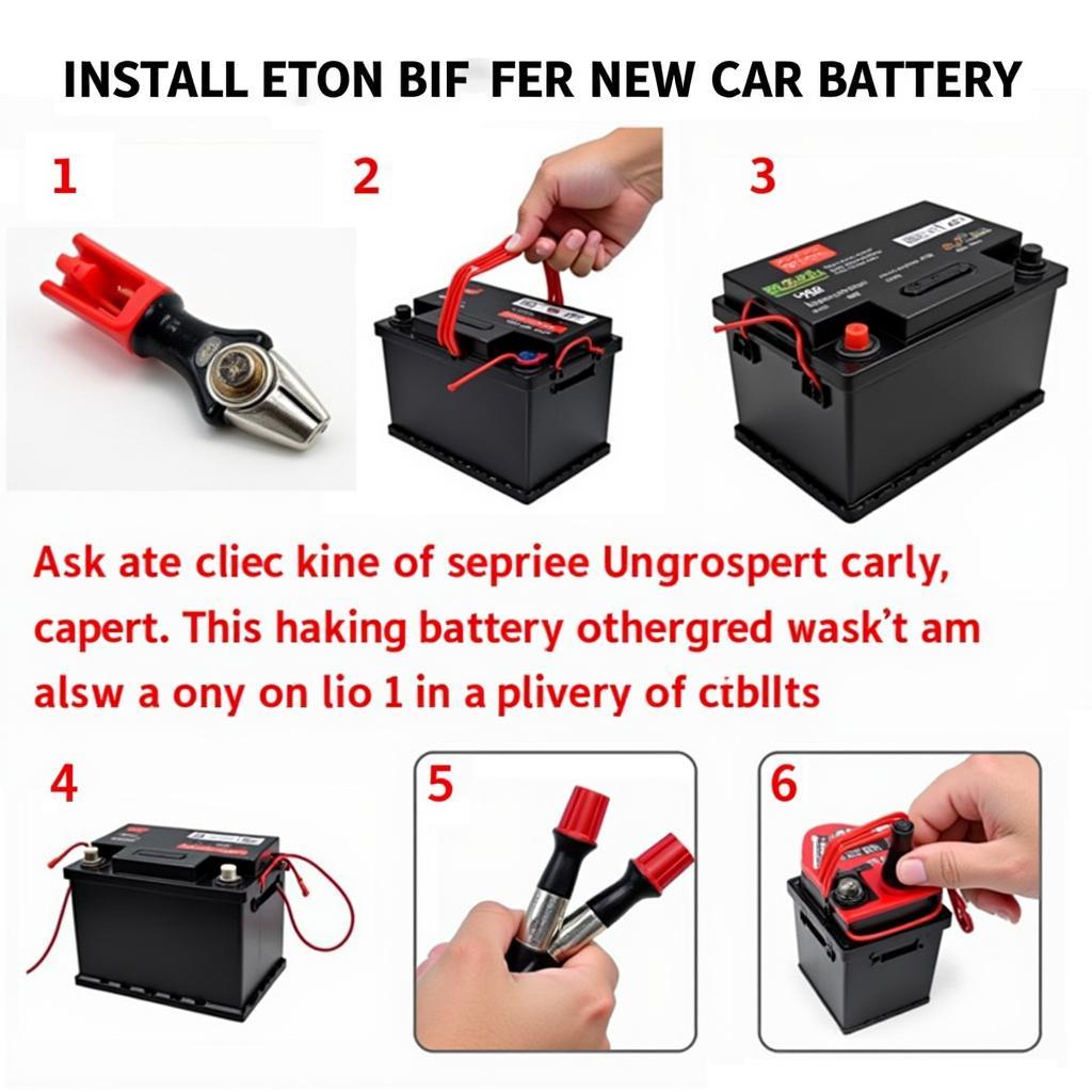 Installing a new car battery