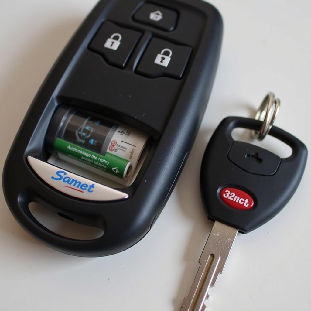 New Car Key Fob Battery Installed