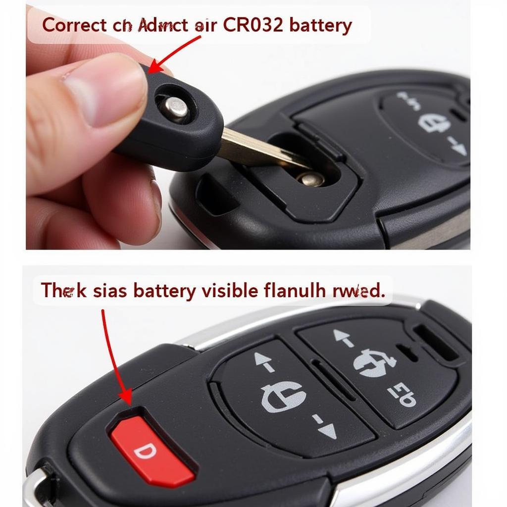 Nissan Altima Key Fob Battery Installation