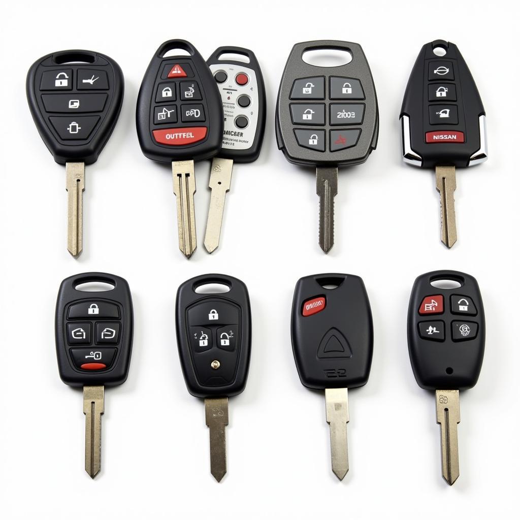 Different Types of Nissan Key Fobs