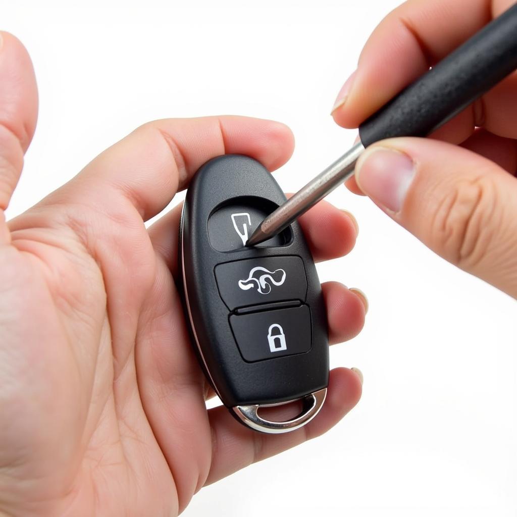 Replacing the Battery in a Nissan Switchblade Key Fob