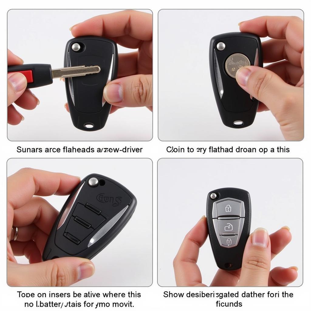 Opening Kia Key Fob Battery Compartment