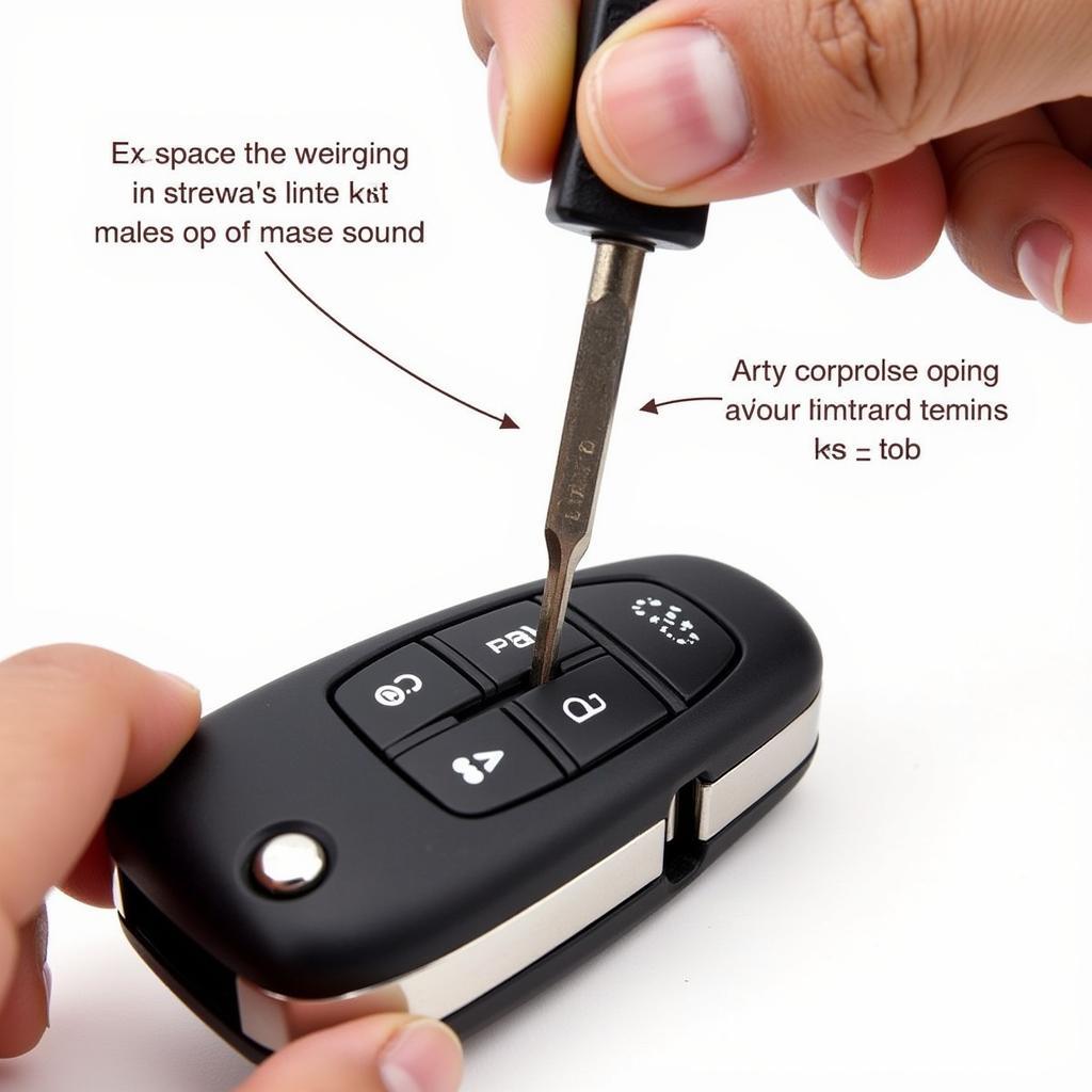 Opening a Subaru Key Fob