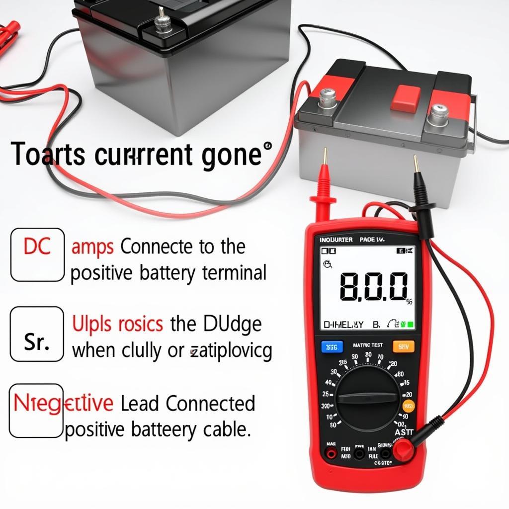 Testing for a parasitic battery drain