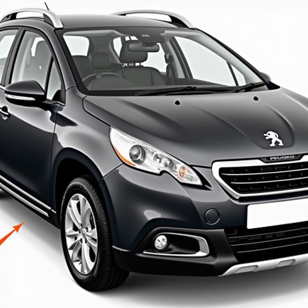 Location of AdBlue Tank in Peugeot 2008