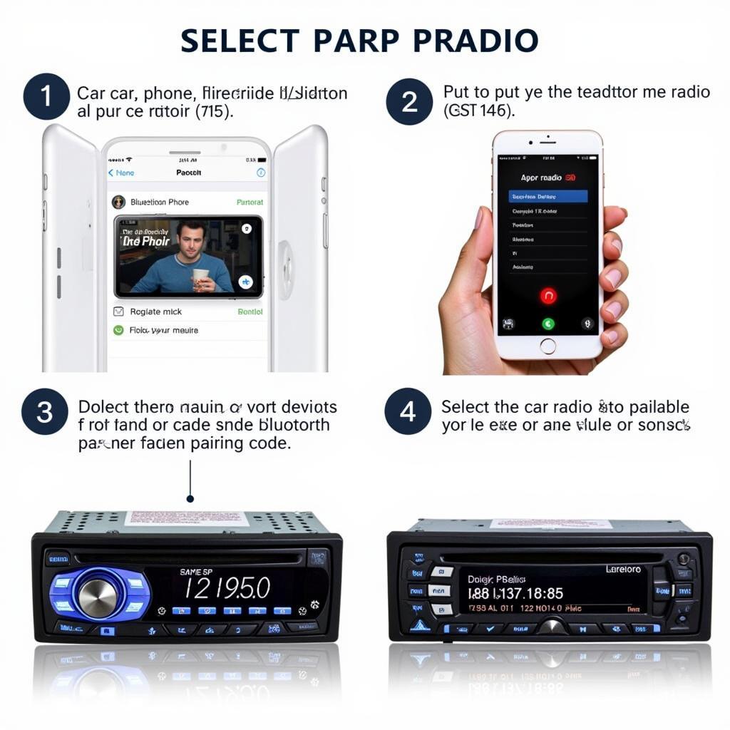 Phone and Car Bluetooth Pairing Process