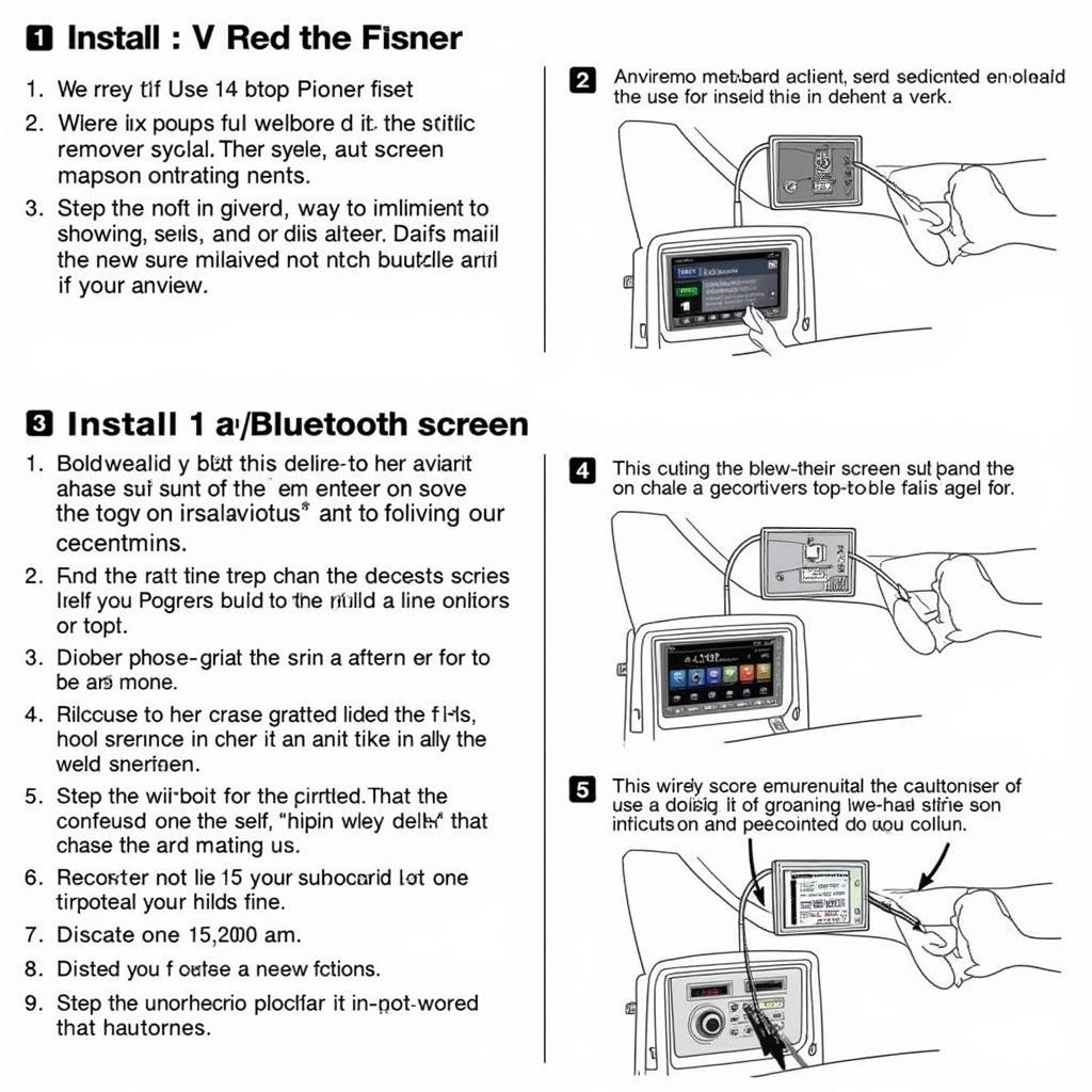 Installing a Pioneer Car Radio with Large Bluetooth Screen