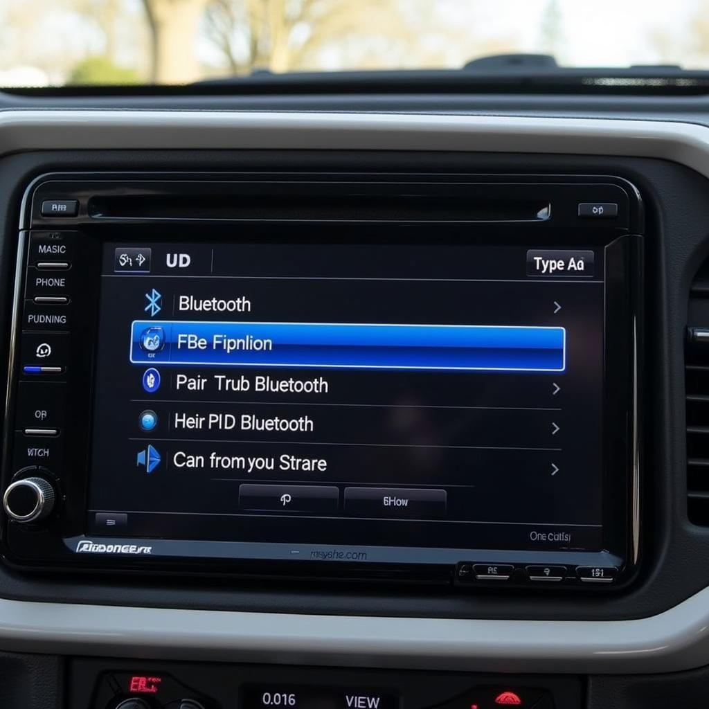 Pioneer Car Radio Bluetooth Pairing Process