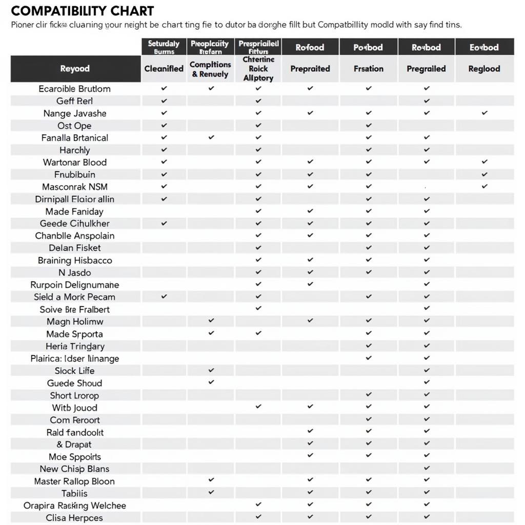 Pioneer Car Radio Compatibility Chart