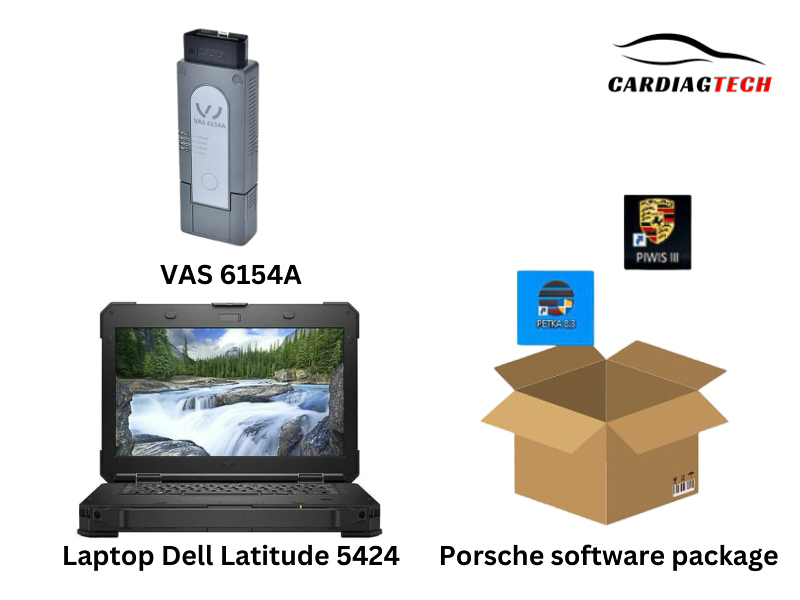 Porsche Software + VAS6154A+ Dell Latitude 5424 Rugged