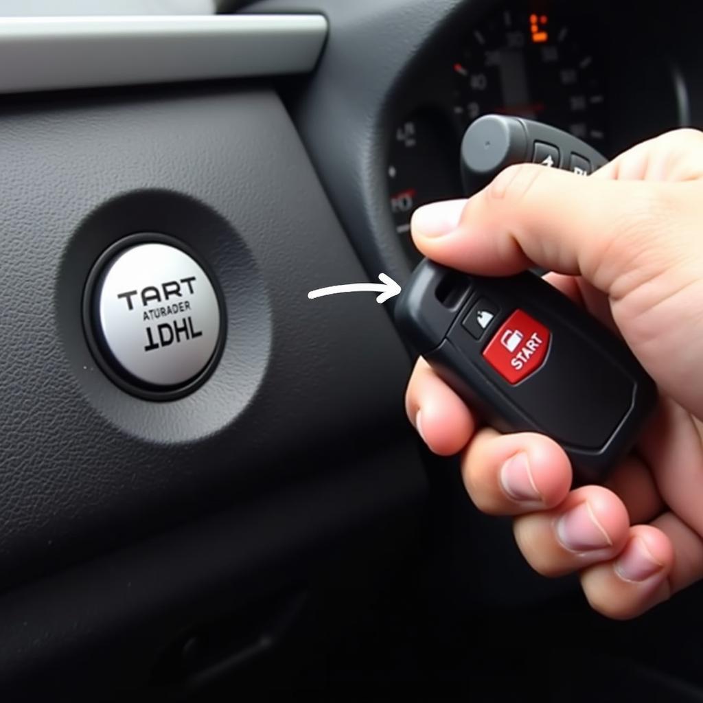 Starting a Prius with a Dead Key Fob