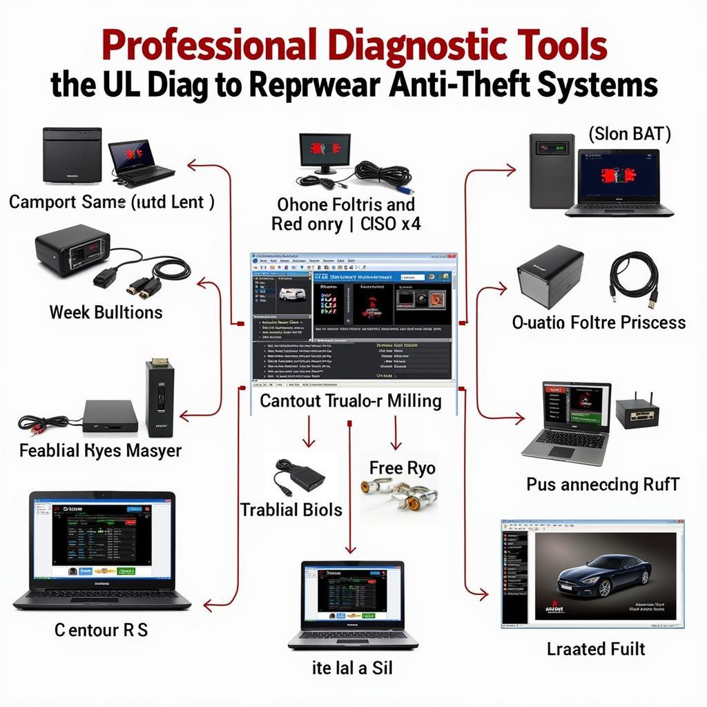 Professional Car Diagnostic Tools for Anti-theft Systems