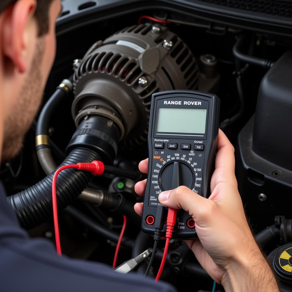 Testing the Range Rover Alternator Voltage