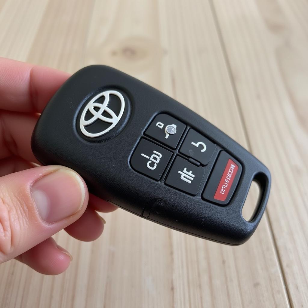 Re-assembled Toyota RAV4 Key Fob