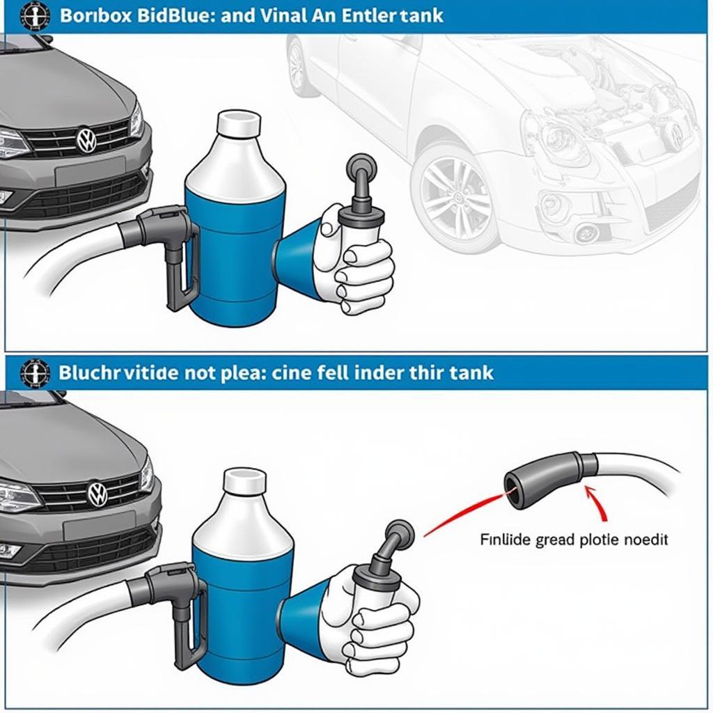 Refilling the AdBlue Tank