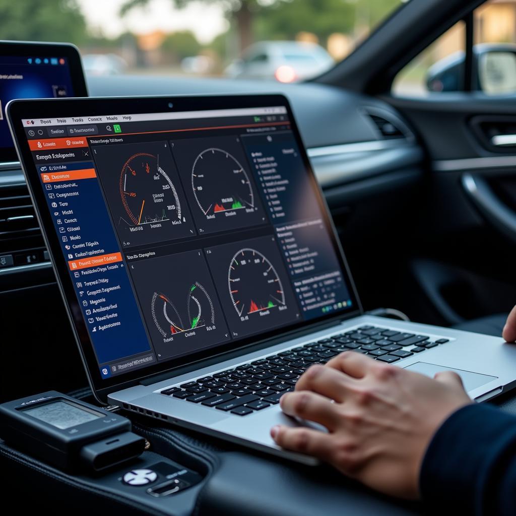 Remote Car Diagnostics using a Laptop