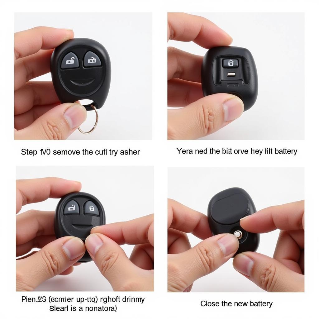 Steps to replace the key fob battery in a 2010 Mazda 3