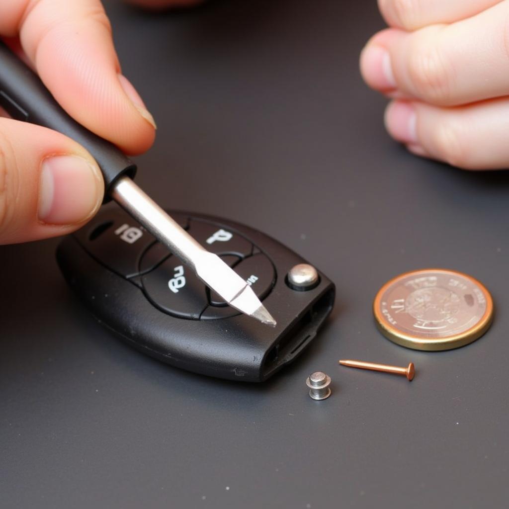 Replacing Hyundai Santa Fe Key Fob Battery