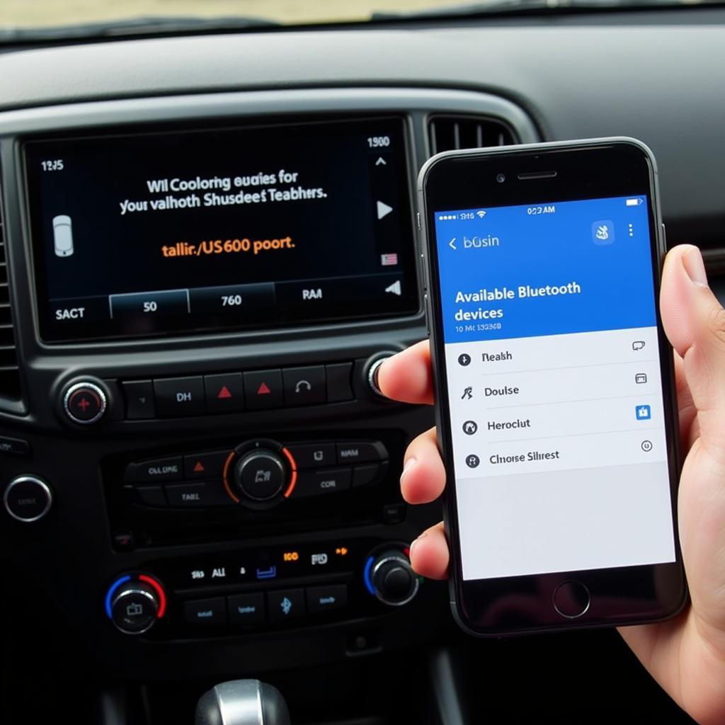 Pairing a Smartphone with an SBC26B Car Radio