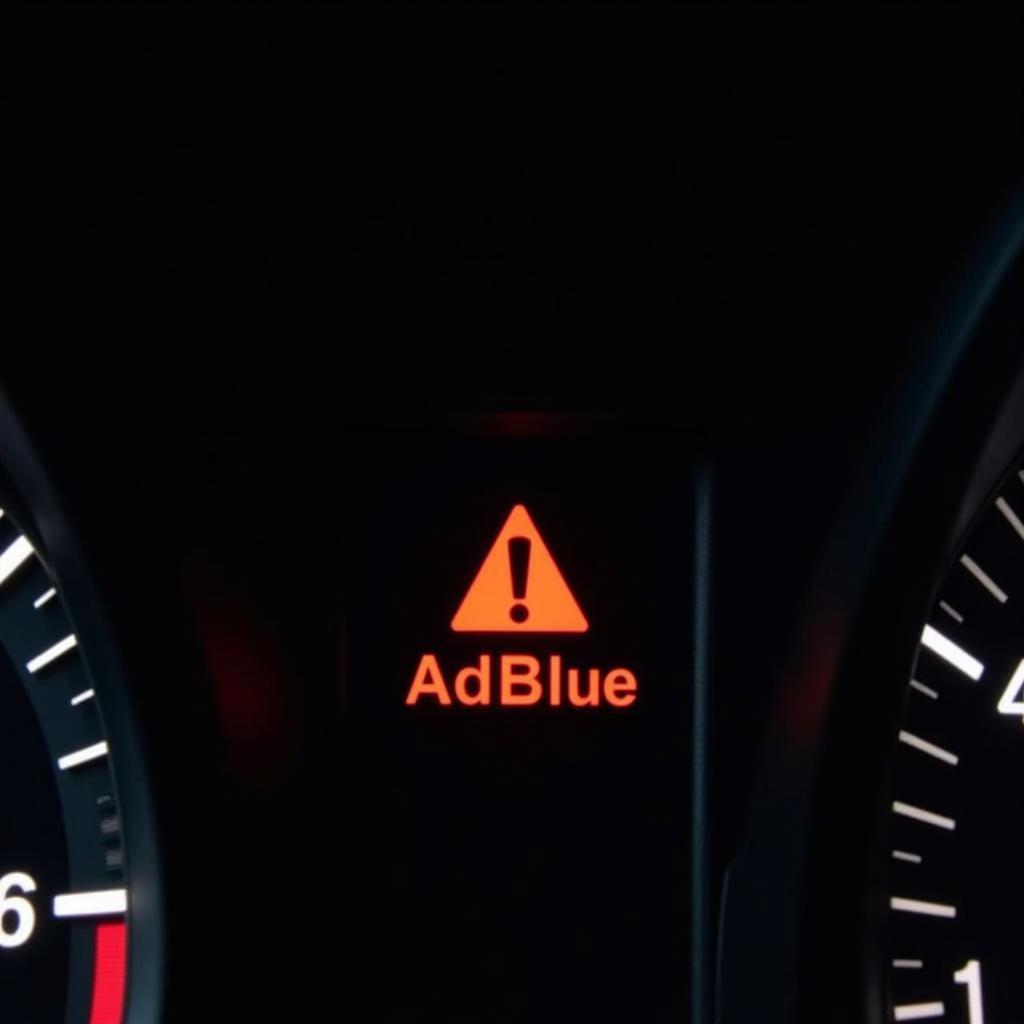 Skoda AdBlue Warning Light on Dashboard