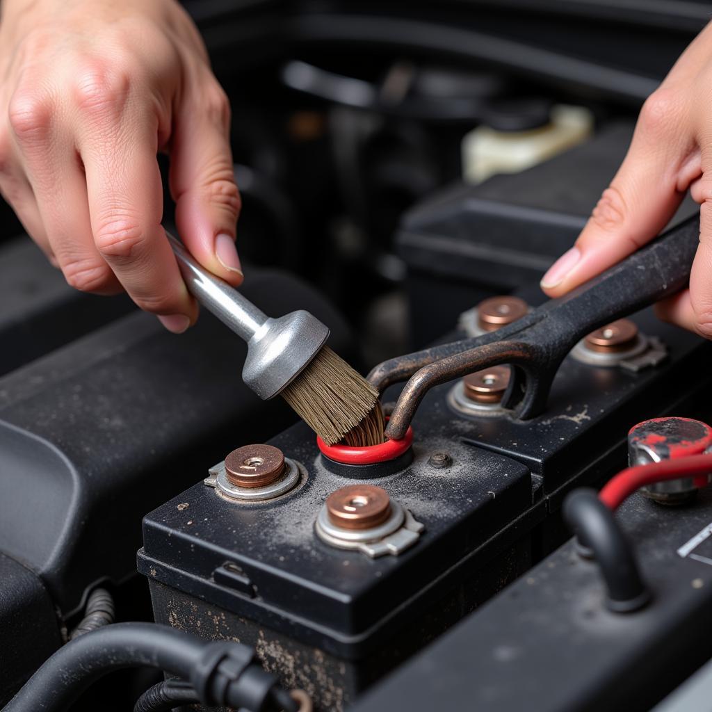 Checking Sonata Battery Terminals