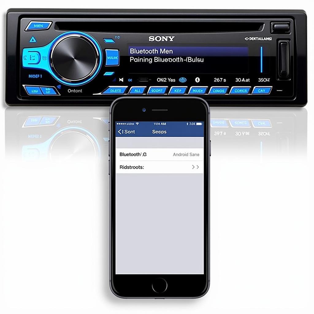 Connecting a Smartphone to a Sony Car Radio via Bluetooth