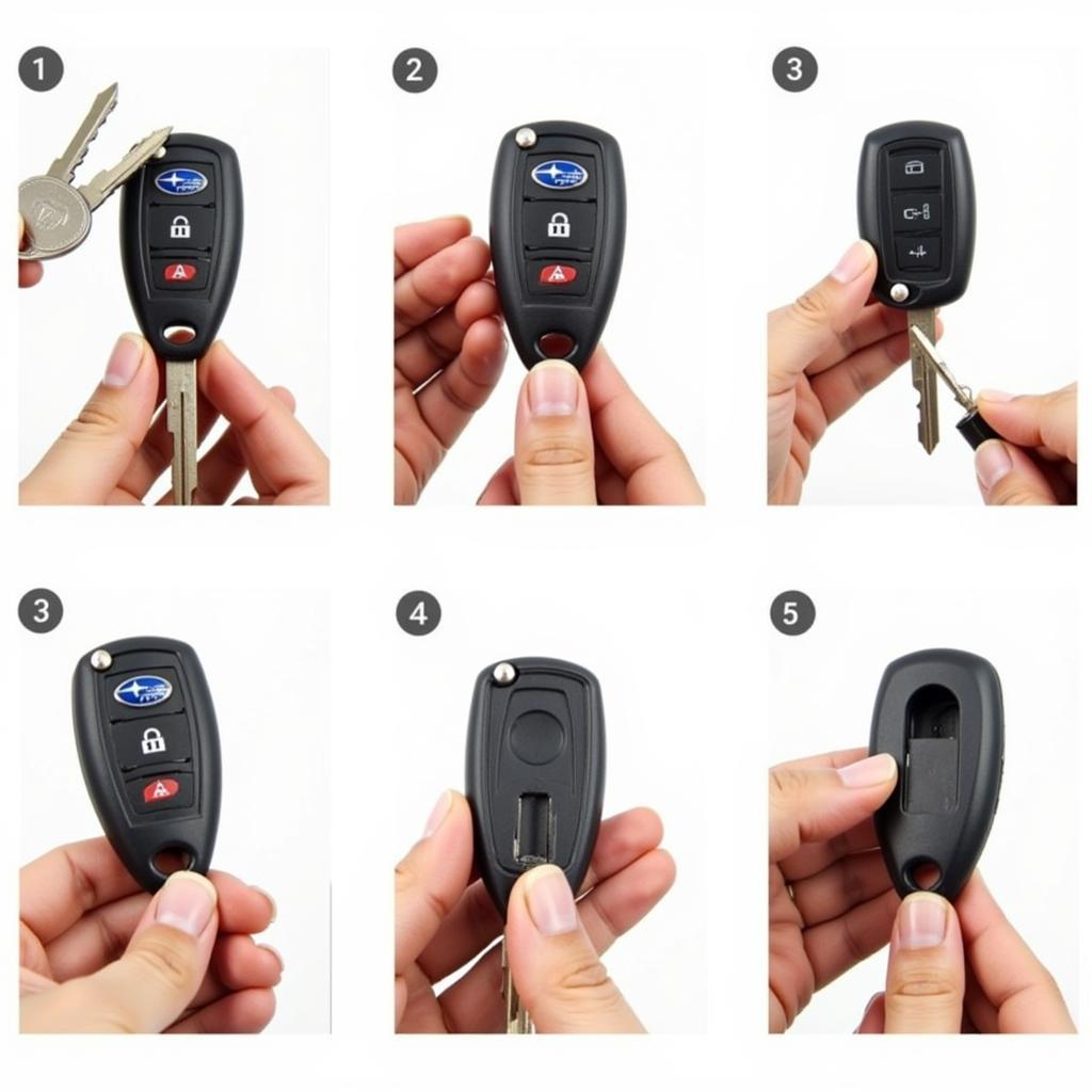 Opening a Subaru Key Fob Step-by-Step