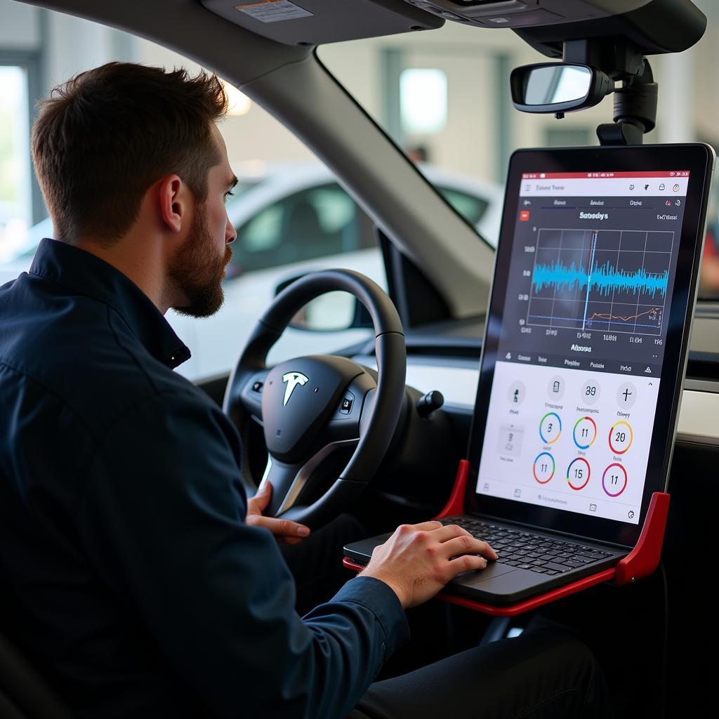 Tesla Service Center Diagnostic Tools