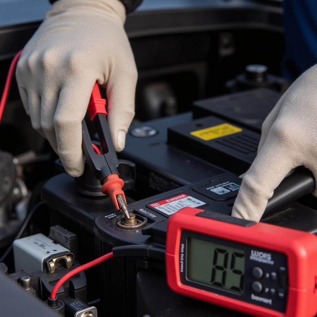 Testing Car Battery Current Draw with Multimeter