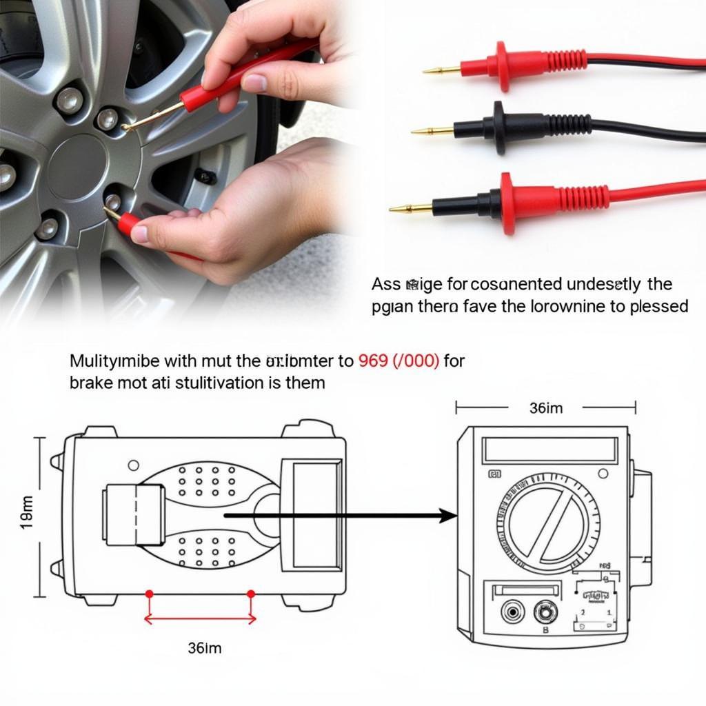 Testing Chevy Brake Warning Pigtail with Multimeter