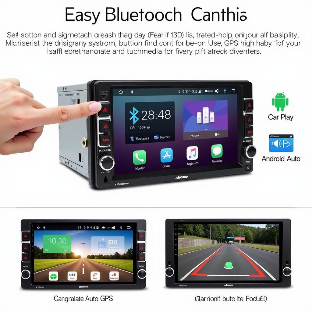 Touch Screen Bluetooth Car Radio Features