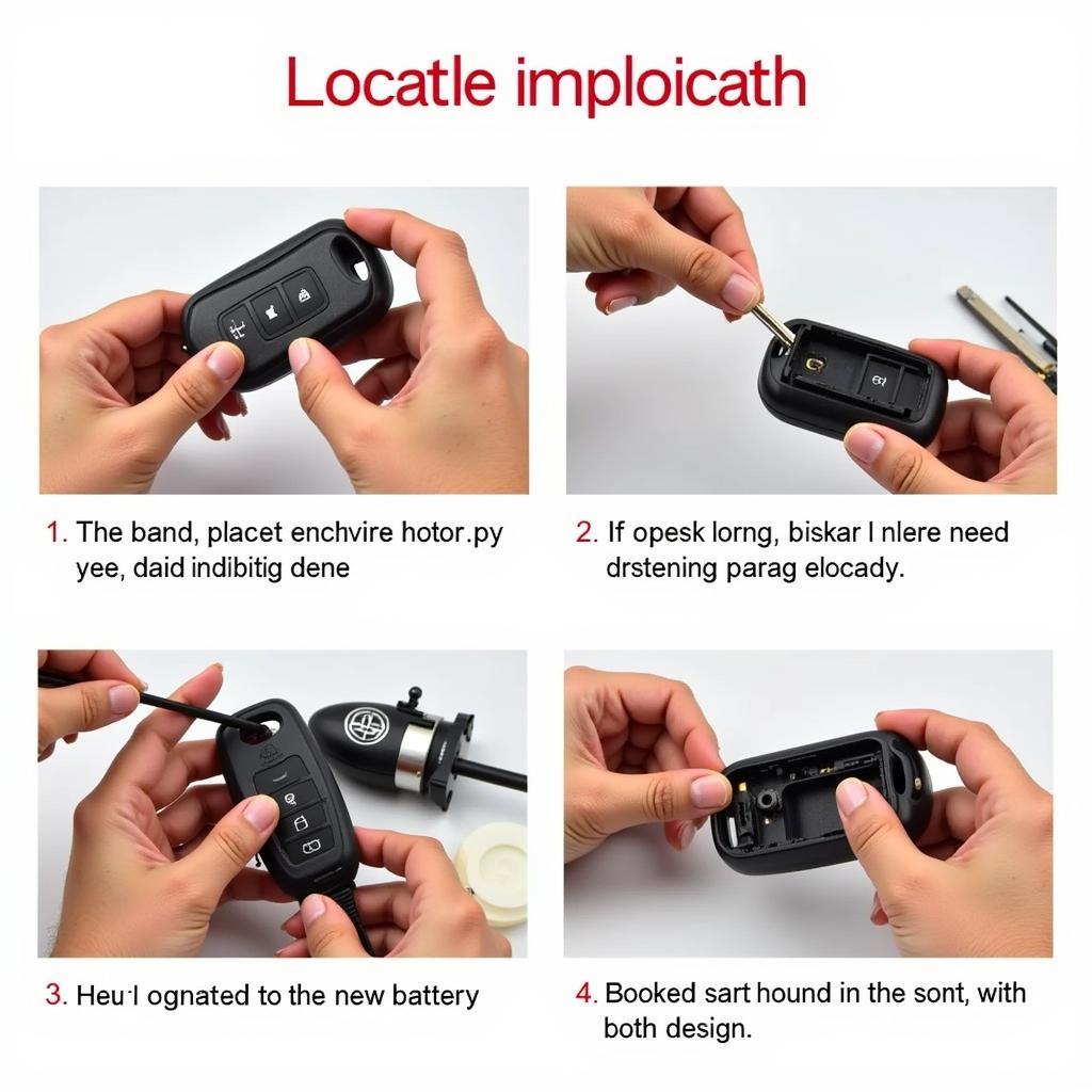 Toyota Highlander Key Fob Battery Replacement Steps