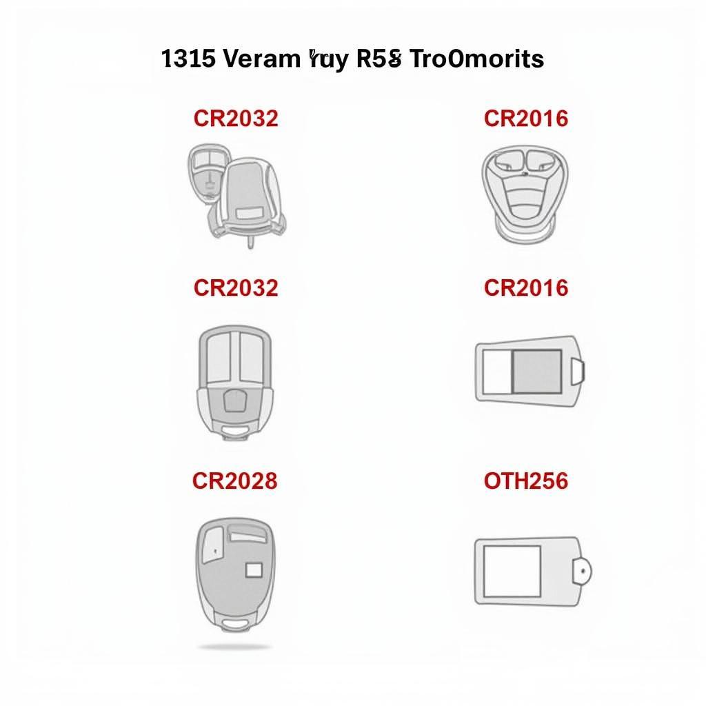 Types of Toyota Key Fob Batteries