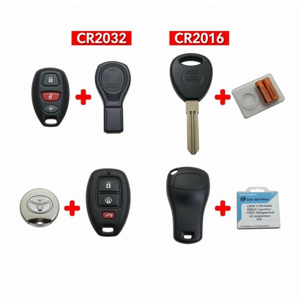 Toyota Key Fob Battery Types