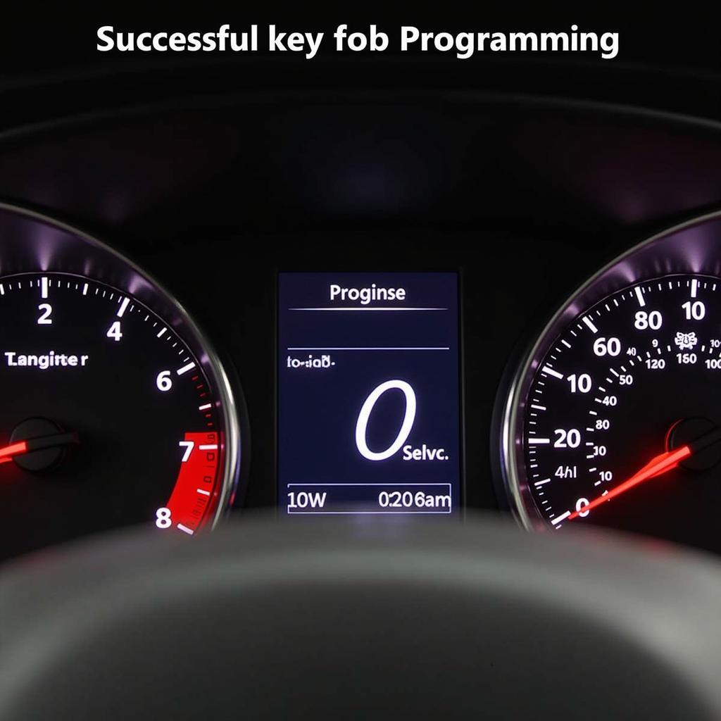 Toyota Key Fob Programming Confirmation