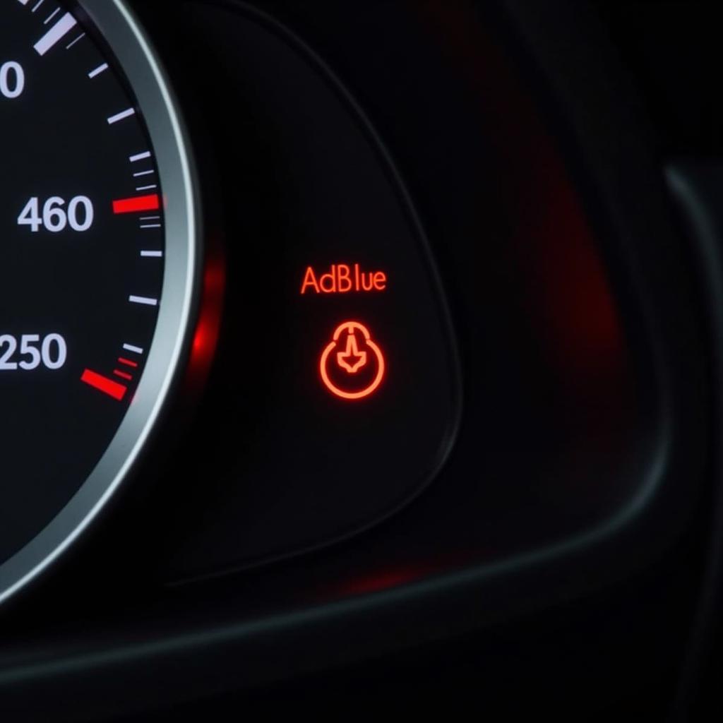 Toyota Proace AdBlue Warning Light on Dashboard