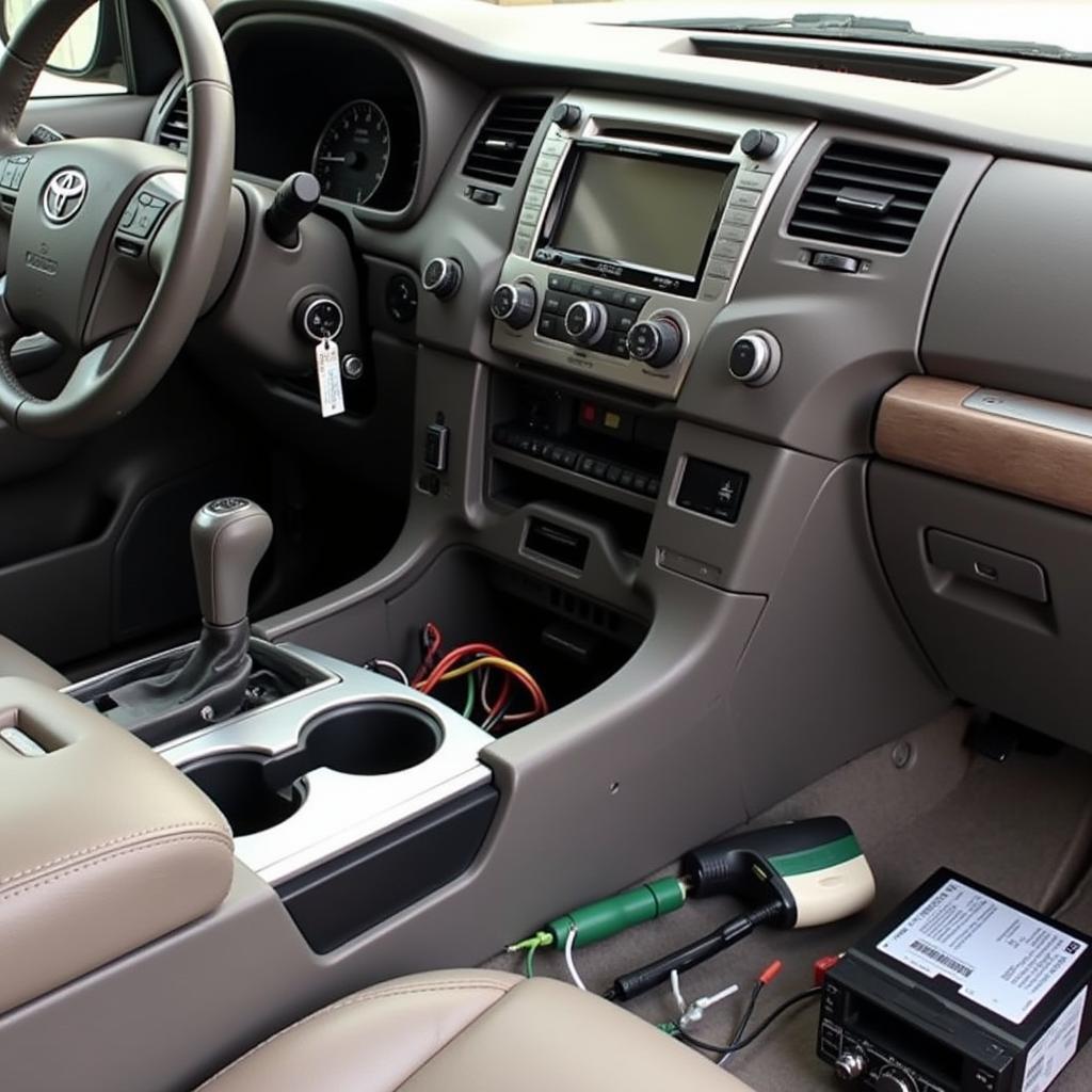 Toyota Sequoia Car Radio Installation