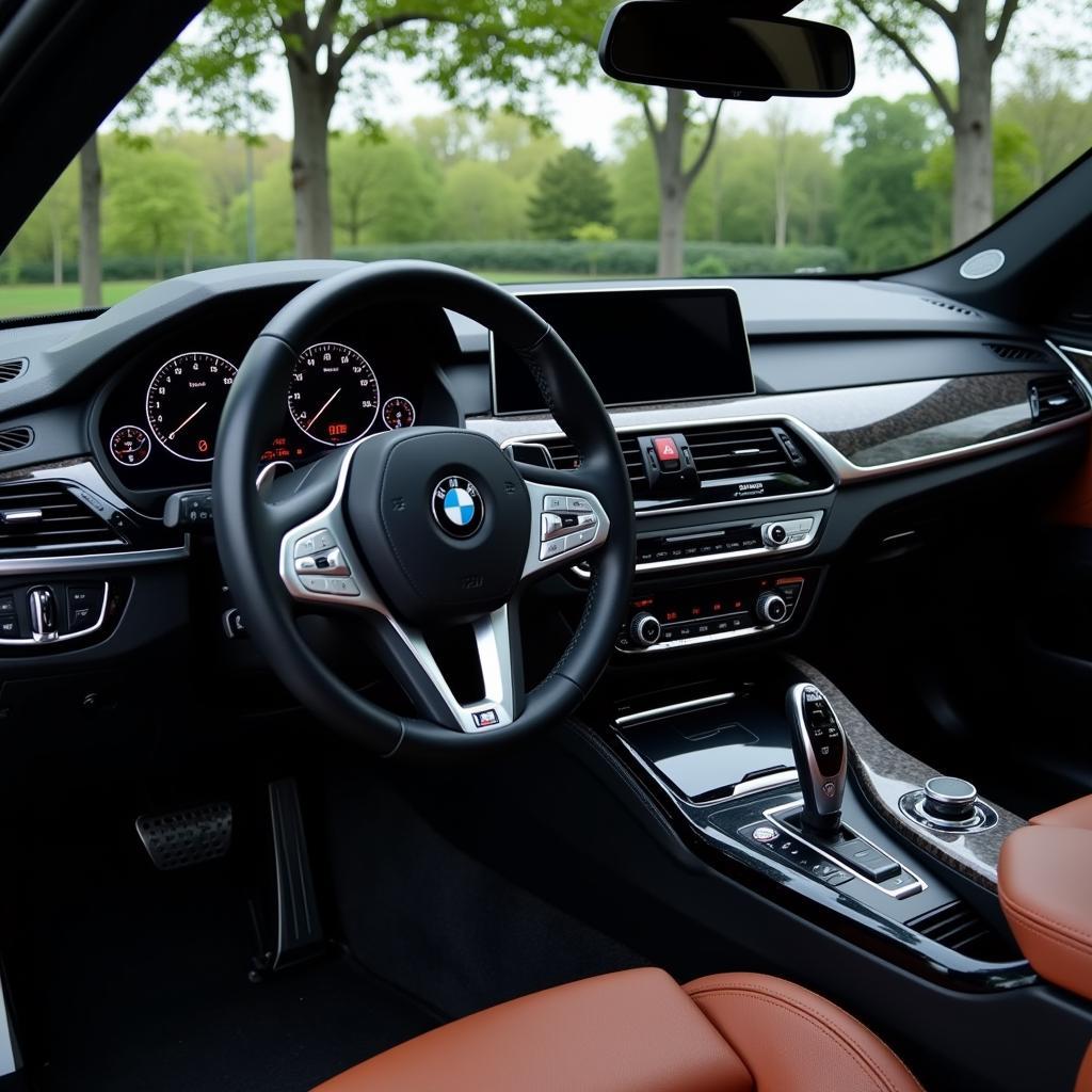 Upgraded BMW Sound System Interior