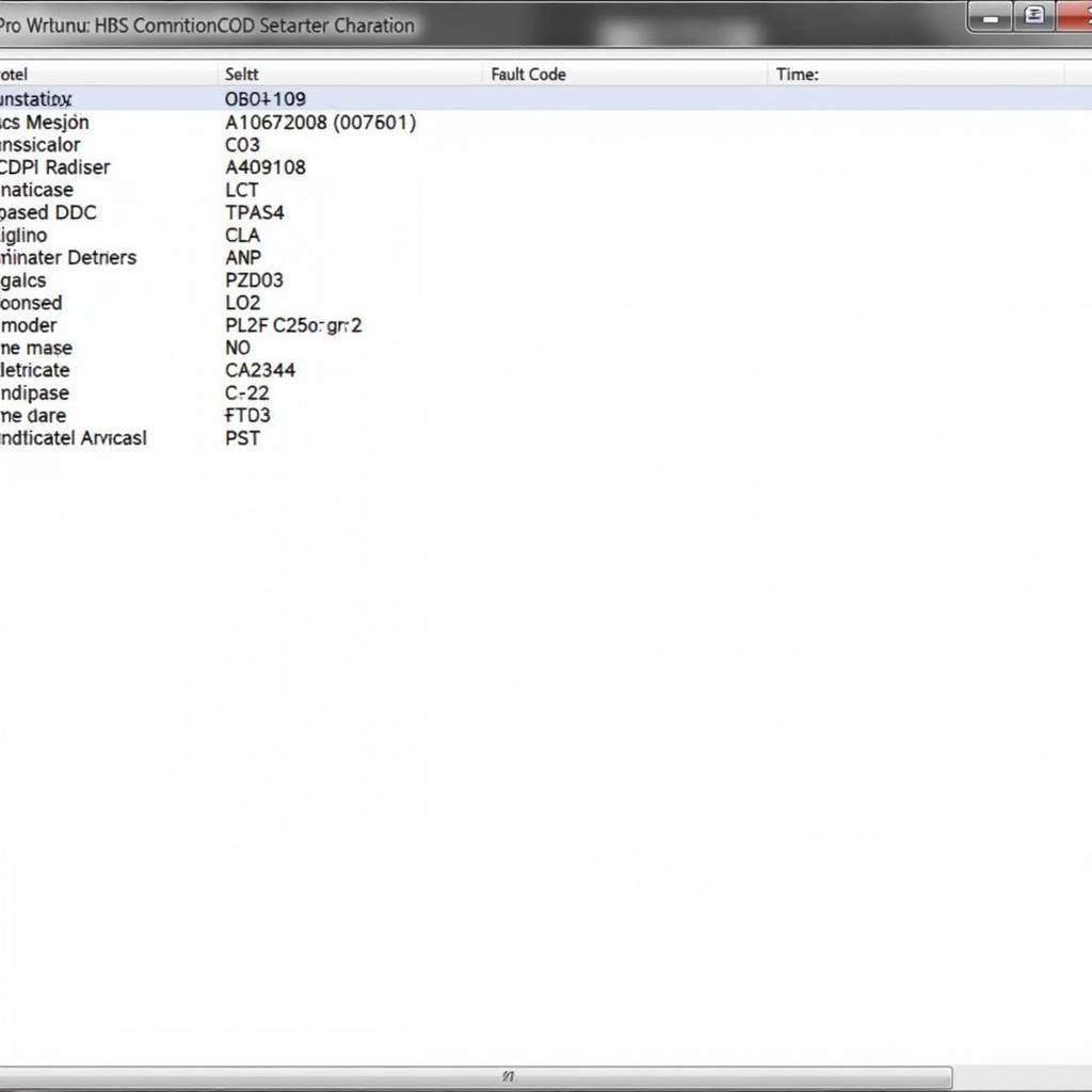 VCDS Software Displaying Fault Codes