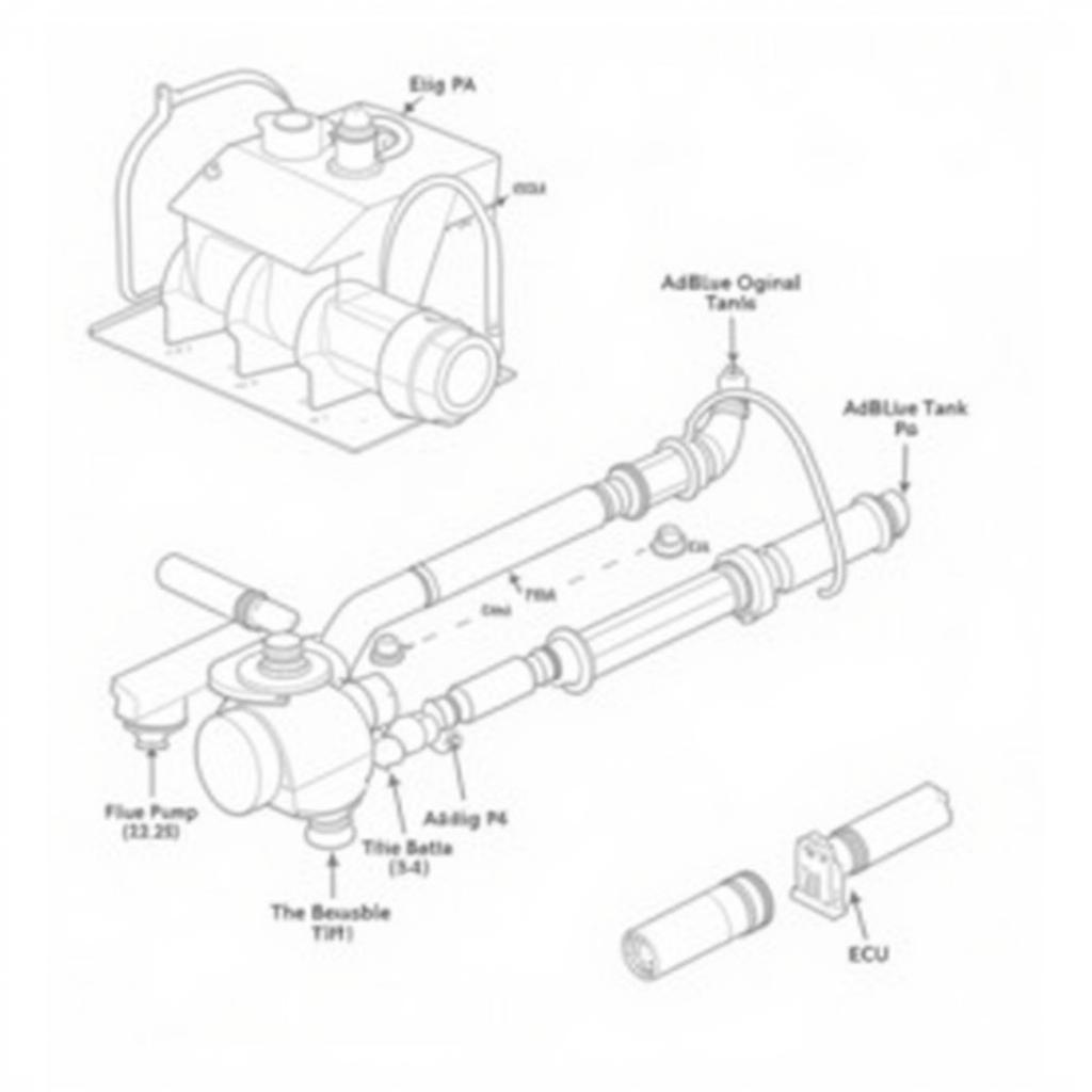 VW AdBlue System Components