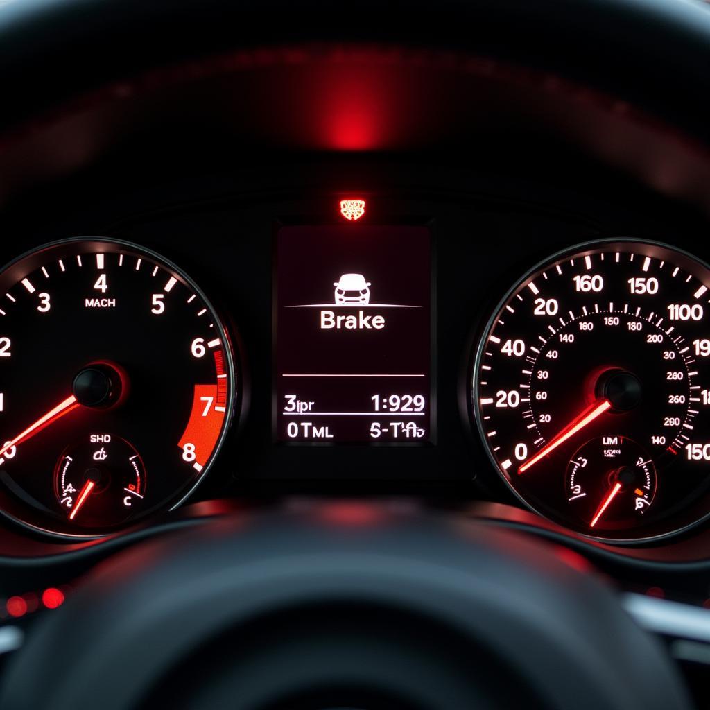 VW Brake Warning Light on Dashboard