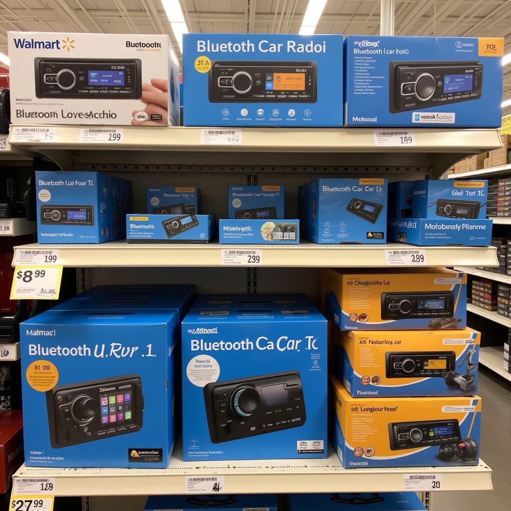 Variety of Bluetooth Car Radios at Walmart