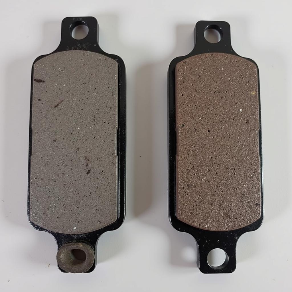 Comparison of Worn and New BMW Z4 Brake Pads