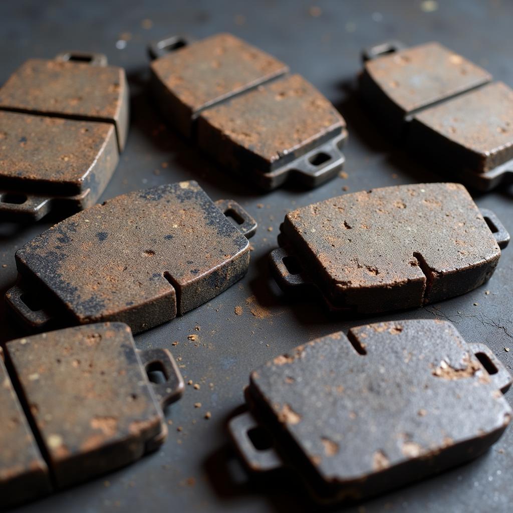 Example of Worn Brake Pads