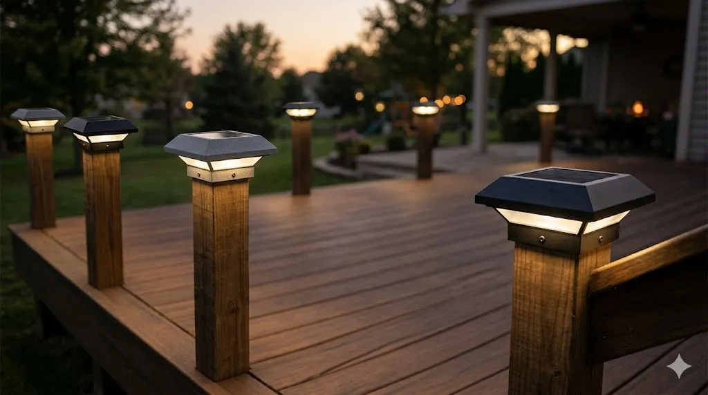Best Solar Post Cap Lights 6×6 for Your Deck